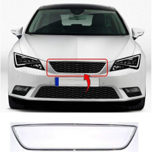 Seat Leon 2013-2017 Main Centre Front Bumper Grille Moulding Chromed Hatch 5Dr