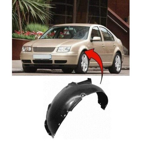 VW Bora 1999-2006 Front Wing Arch Liner Splash Guard Passenger Side