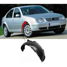 VW Bora 1999-2006 Front Wing Arch Liner Splash Guard Driver Side Complete