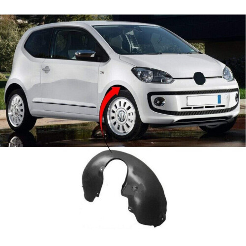VW Up 2012-2016 Front Wing Splash Guard Arch Liner Driver Side