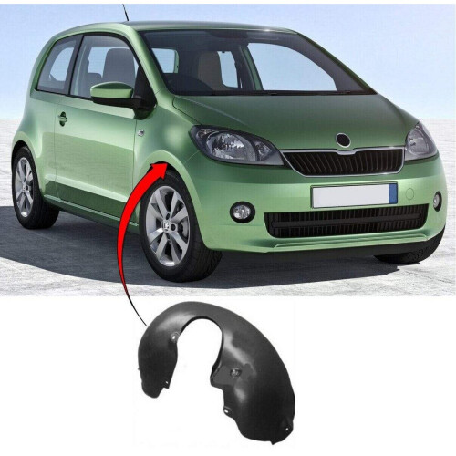 Skoda Citigo 2012-2016 Front Wing Splash Guard Arch Liner Driver Side