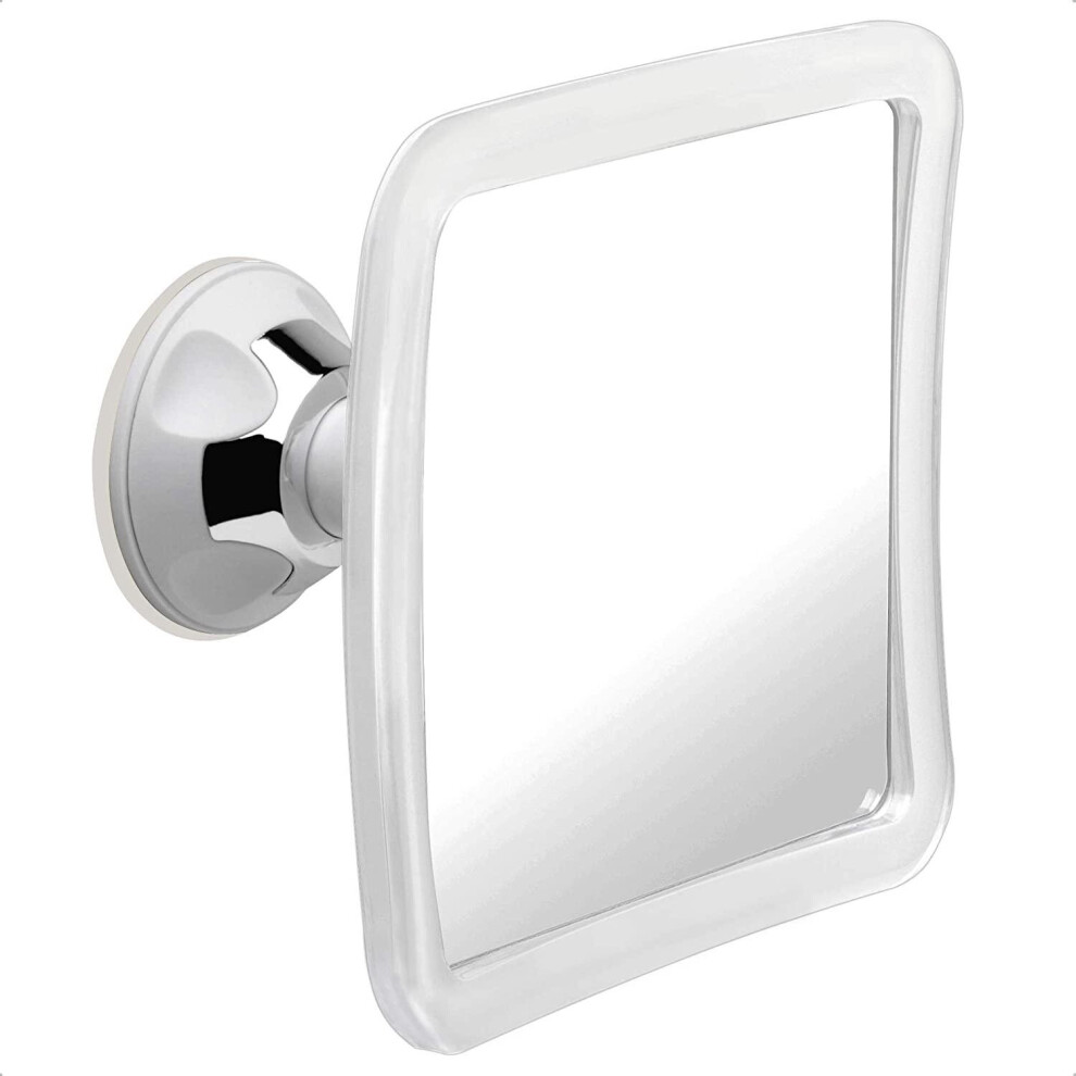 Mirrorvana Fogless Shower And Shaving Mirror With Upgraded Suction Mount For Bathroom