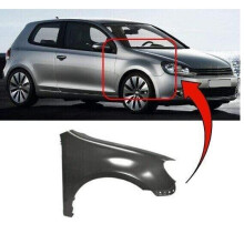 Vw Golf Mk6 Hatchback Cabriolet 2008-2013 Front Wing Primed Driver Side Right