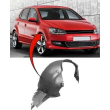 VW Polo 2009-2014 Front Wing Arch Liner Splash Guard Driver Side