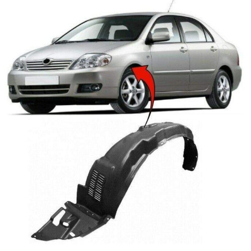 Toyota Corolla 2002-2007 Front Wing Arch Liner Splash Guard Left 