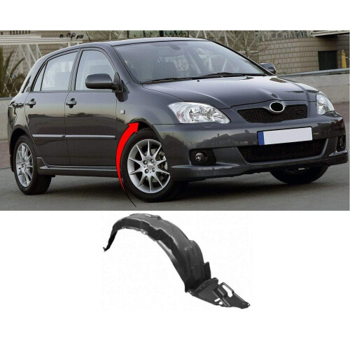 Toyota Corolla 2002-2007 Front Wing Arch Liner Splash Guard Driver Side 