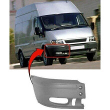 Ford Transit 2000-2006 Front Bumper Corner End With Fog Hole Driver Side