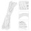 20FT Nylon Braided Rope +2 Hooks Flagpole Accessory Kit Flag Pole Parts 8