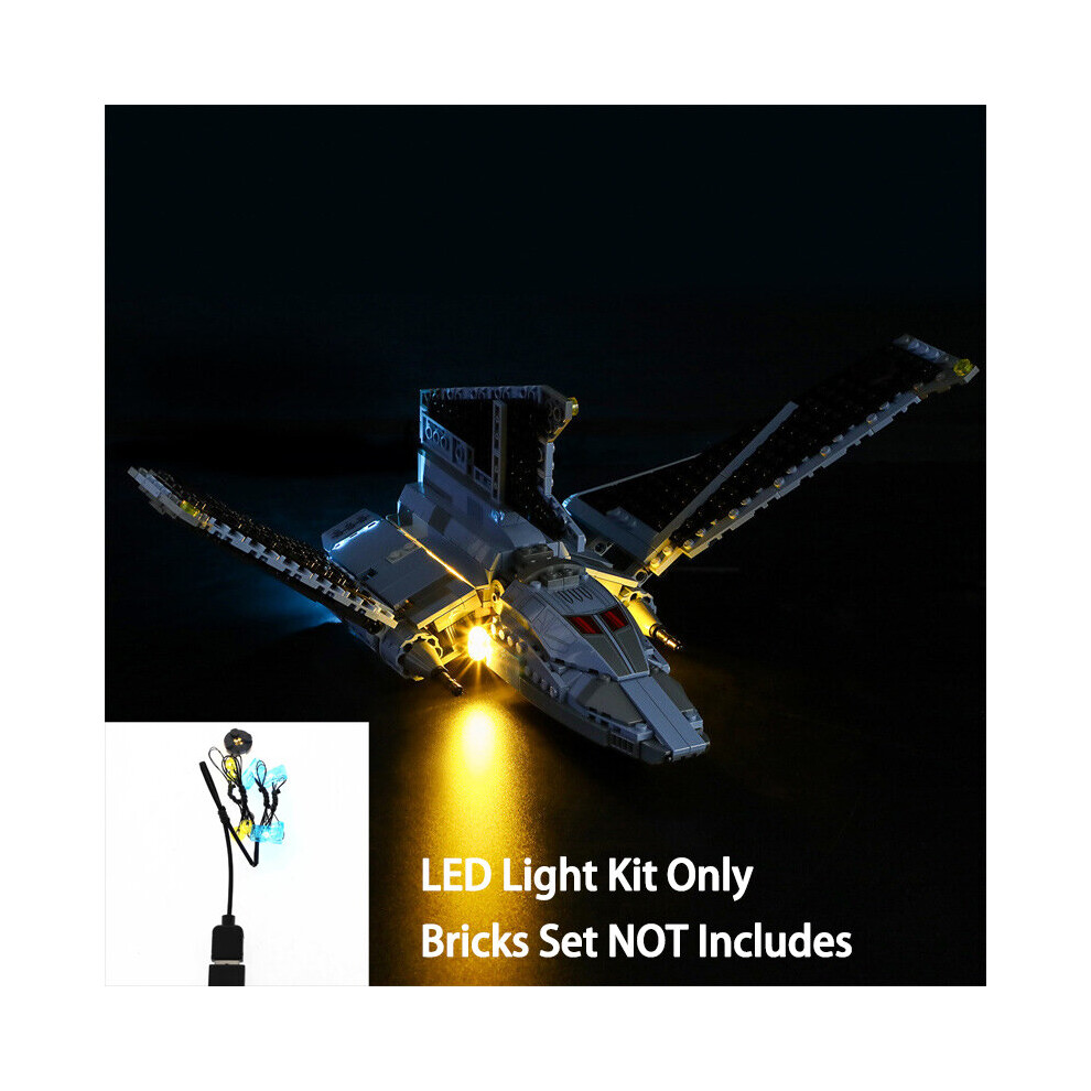 (LED Light kit for 75314) Led Light Compatible With Lego 75314 The Bad Batch Attack Shuttle Building Blocks Model - NOT Included The Model Set