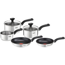 Tefal C972S544 5 Piece, Comfort Max, Stainless Steel, Pots and Pans