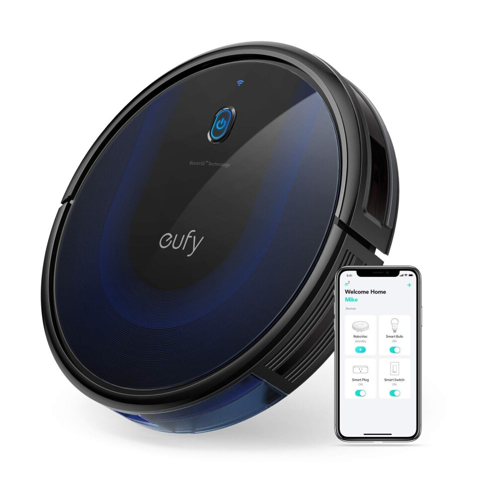 eufy BoostIQ RoboVac 15C MAX, Wi-Fi, Super-Thin, 2000Pa Suction, Quiet, Self-Charging Robotic Vacuum Cleaner, Cleans Hard Floors to Medium-Pile Carpet