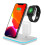 Ranpo (White) Wireless Charger Stand 3 in1 Qi 15W Fast Charging 1