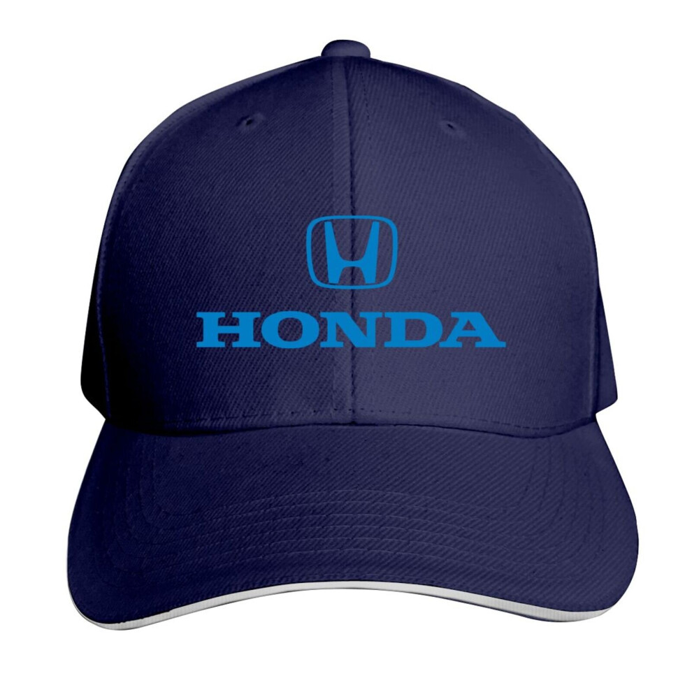 (Navy) Honda Logo Unisex Baseball Cap Adjustable Hat