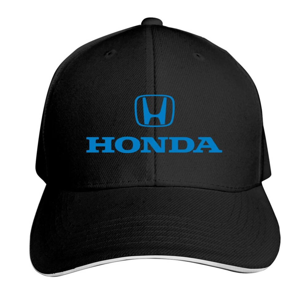 Cap Hat (Black) Honda Logo Unisex Baseball Cap Adjustable Hat Black
