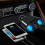 12V Car Cigarette Lighter 2 Way Dual USB Charger Plug Socket Splitter 10