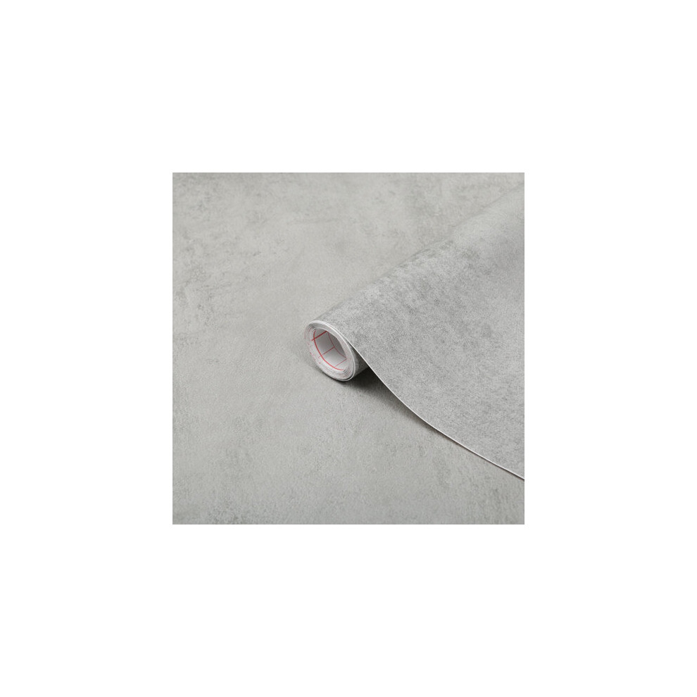 CONCRETE GREY sticky back plastic vinyl wrap film (90cm x 2.1m)