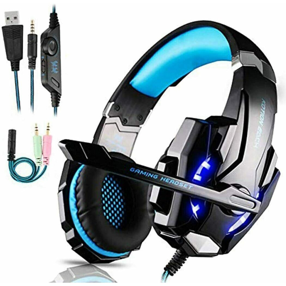 Gaming Headset,Stereo Surround Sound Gaming Headset With Mic 7087570115092