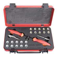 (Red) UNIOR Crank Saver-Pedal Thread Repair And Insert Kit