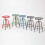 Homescapes (Blue) Vintage Style Metal  Adjustable Tractor Seat Bar Stool 7
