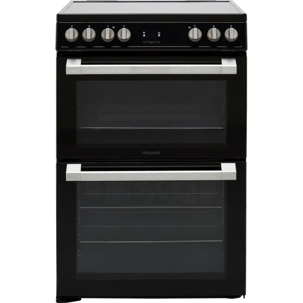 Hotpoint HDT67V9H2CB/UK Electric Cooker with Ceramic Hob - Black
