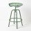 Homescapes (Green) Vintage Style Metal  Adjustable Tractor Seat Bar Stool 1