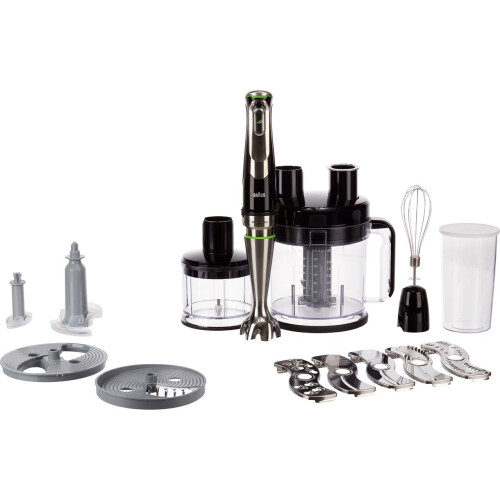 Braun Braun MultiQuick 9 MQ9187XLI Μπλέντερ χειρός με 13 αξεσουάρ - Μαύρο