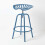 Homescapes (Blue) Vintage Style Metal  Adjustable Tractor Seat Bar Stool 1
