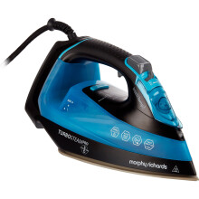 Morphy Richards Turbosteam 303210 3100W Iron - Blue/Black, Powerful Steam Performance