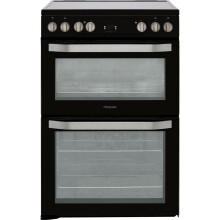 Hotpoint HDM67V9HCB/U Electric Cooker with Ceramic Hob - Black