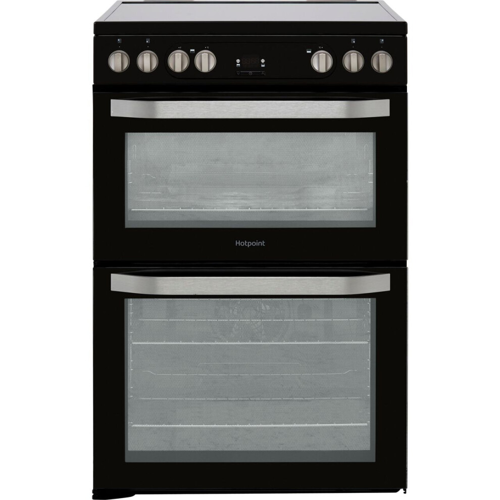 Hotpoint HDM67V9HCB/U Electric Cooker with Ceramic Hob - Black