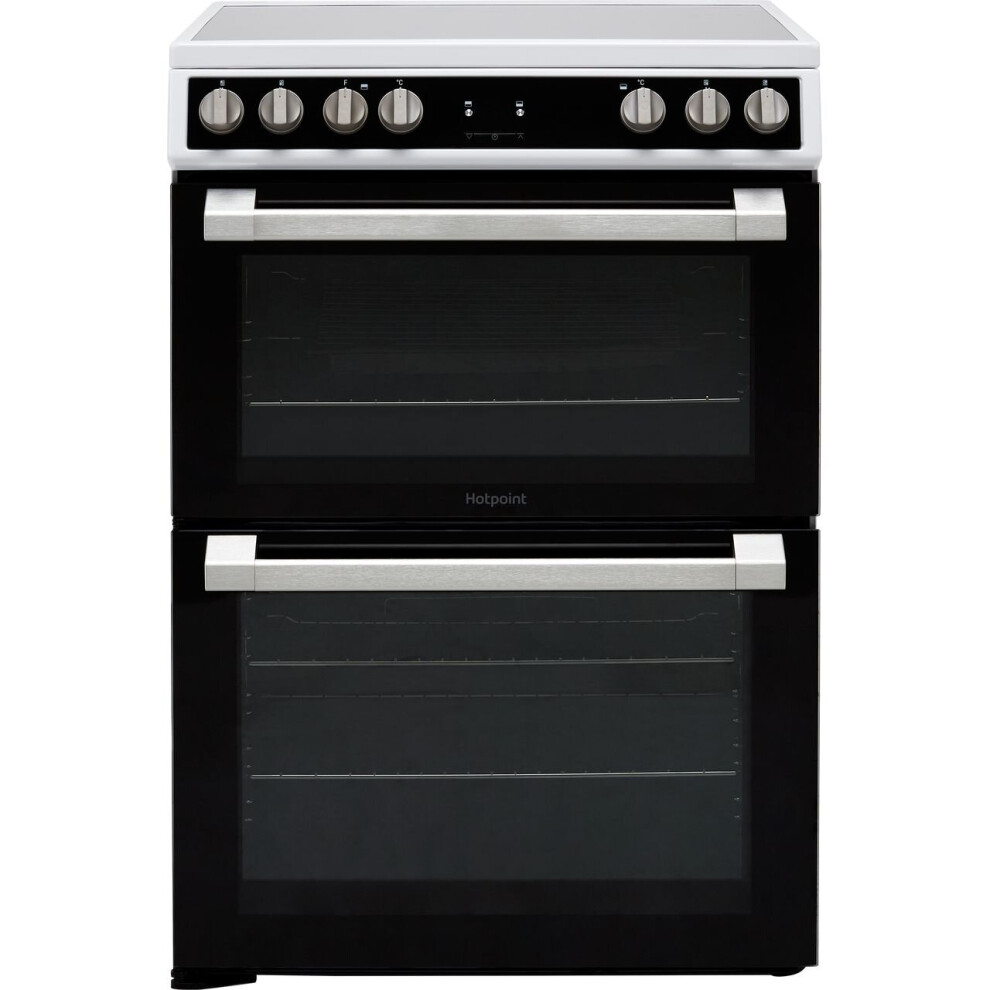 Hotpoint HDT67V9H2CW/UK Electric Cooker with Ceramic Hob - White