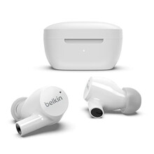 Belkin Wireless Earbuds, SoundForm Rise True Wireless Bluetooth 5.2 Earphones with Wireless Charging, IPX5 Sweat and Water Resistant, With Deep Bass