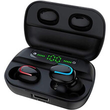 Wireless Earbuds, GOSCIEN Headphones Wireless Immersive Bass Sound Bluetooth 5.0 Headphones with Noise Cancellation Mic, IPX5 Waterproof Bluetooth E
