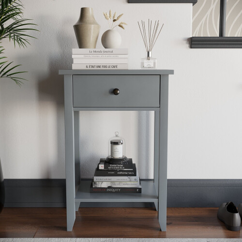 Vida Designs (1 Drawer) Windsor Console Table Bottom Shelf Hallway Storage 2