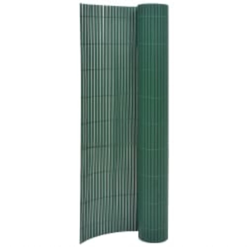 vidaXL Double-Sided Garden Fence Green Porch Blind Windbreak Privacy Screen