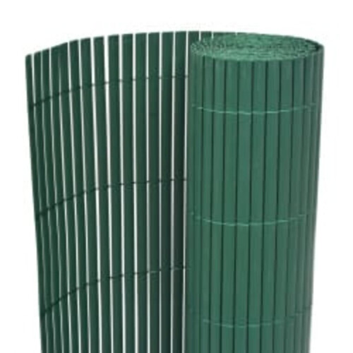 VidaXL vidaXL Gartenzaun Doppelseitig 110x500 cm Grün 1