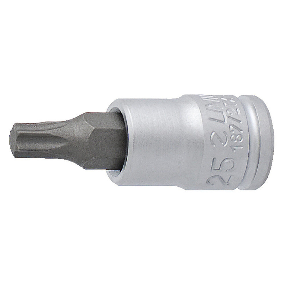 (Tx 25) Unior Screwdriver Socket With Tx Profile 1/4 Inch 3838909079073