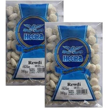 (Pack of 2) Heera Rewdi 300g, Sugar balls with Sesame seeds, Combination of Jaggery and Ghee, Specialty Prasad Dana, Easy To Carry Anywhere