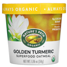 Nature's Path, Organic Golden Turmeric Superfood Oatmeal, 50g