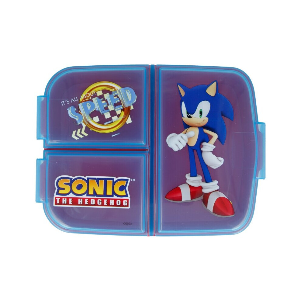 Stor Sonic The Hedgehog Multicompartment Sandwich Box