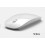 (Black) USB Slim Wireless Mouse - Black / White 3