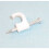 (White, 4mm) Round Cable Clips - Sizes 3.5mm - 12mm - White / Black - Pack of 100 5