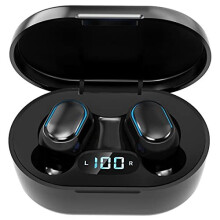 Wireless Headphones, True Wireless Earbuds with Led Display Charging Case, HD HiFi Stereo, One-click Smart Control, Built-in Mic, IP7 Waterproof Wir