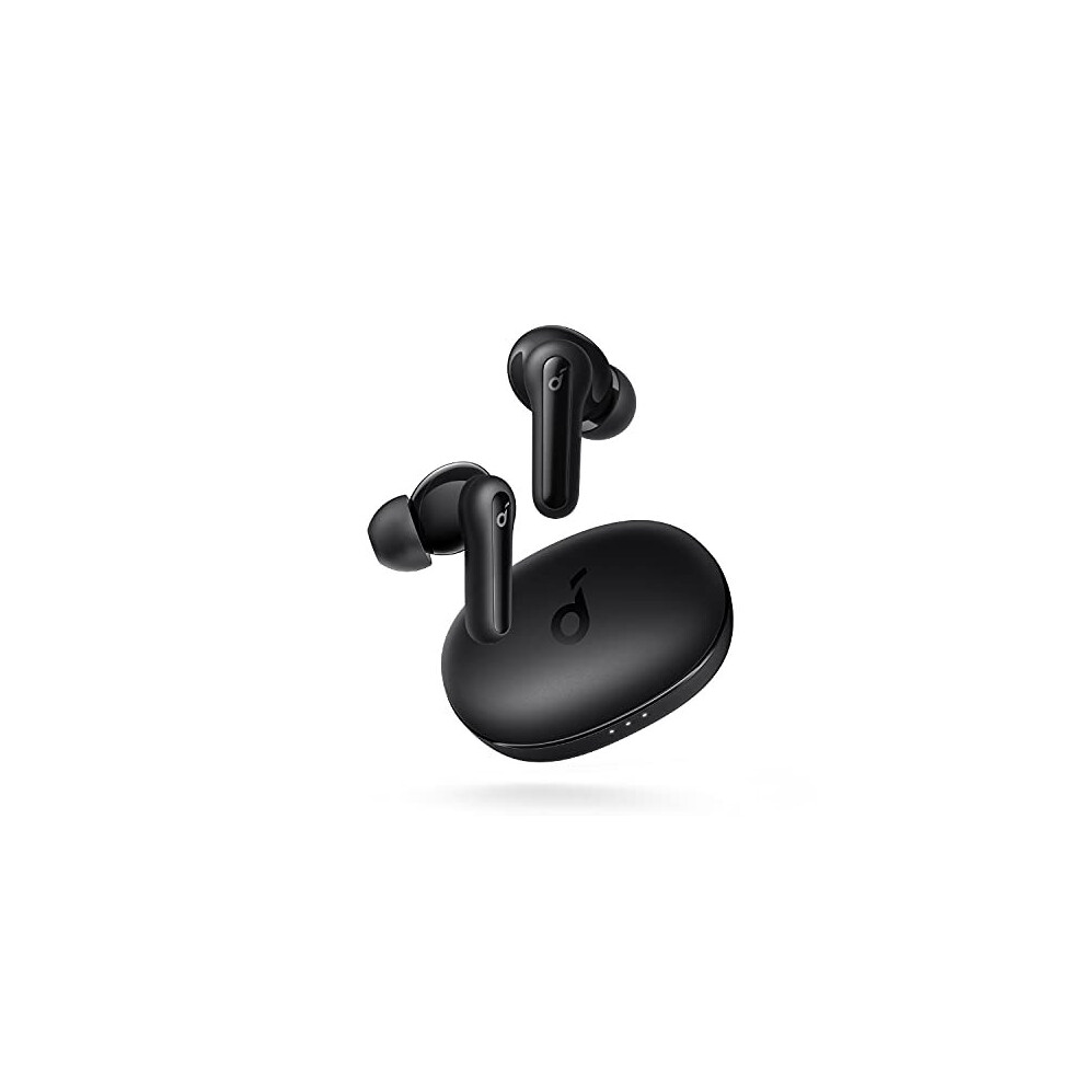 Wireless Headphones, Soundcore by Anker Life P2 Mini Wireless Earbuds, 10mm Drivers with Big Bass, Custom EQ, Bluetooth 5.2, 32H Playtime, USB-C for