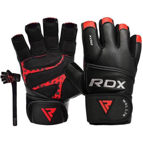 (Medium) RDX Weight Lifting Gloves Gym Workout Bodybuilding 1