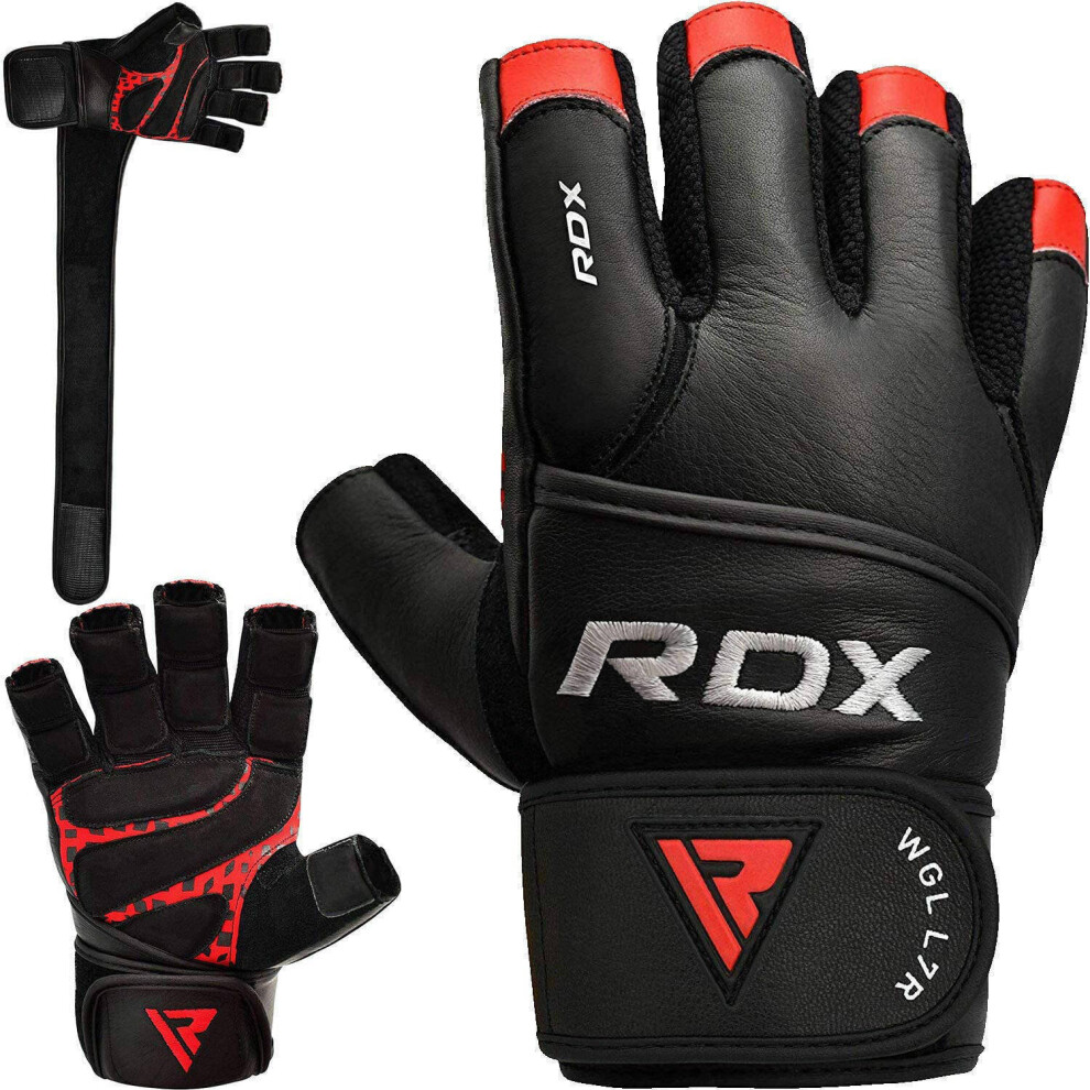 (Medium) RDX Weight Lifting Gloves Gym Workout Bodybuilding