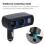 12v 2 Way Dual Port Car Cigarette Lighter Power Socket Charger Adapter 4