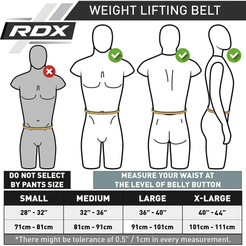 (Brown, Medium) RDX Powerlifting Belt for Weight Lifting Gym Belt 1