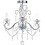 Litecraft Vara Chandelier Chrome Bathroom 3 Light 1