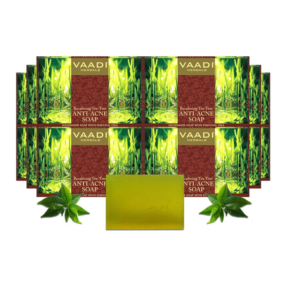 Becalming Tea-Tree ANTI-ACNE SOAP 75g pack of 10